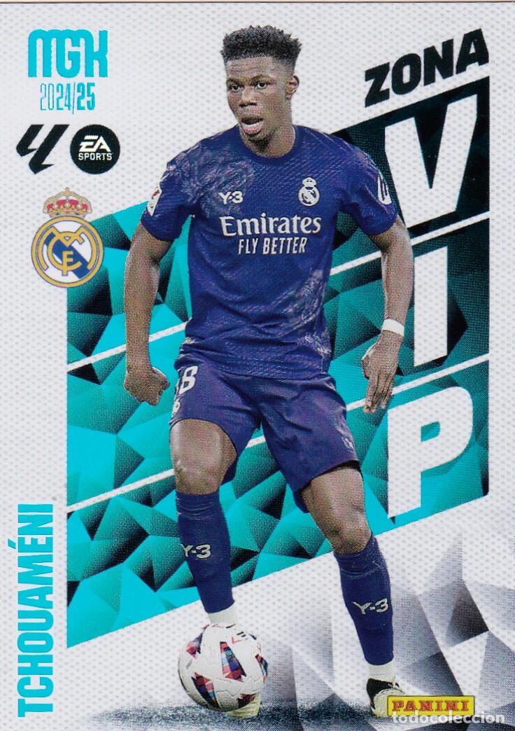Cromos de f&uacute;tbol: MGK 2024-25 * TCHOUAM&Eacute;NI N&ordm; 404 - ZONA VIP * (NUEVO DE SOBRE) (A-3)