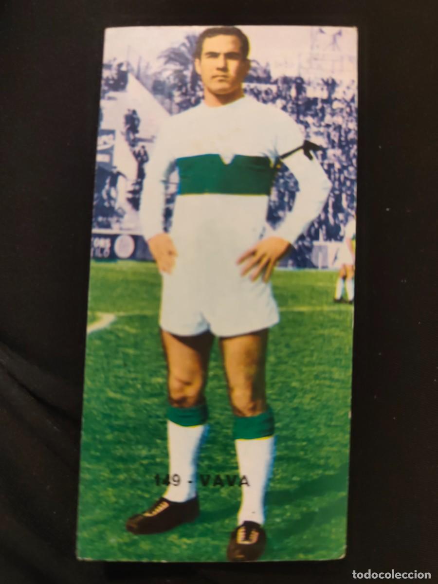 Cromos de f&uacute;tbol: Vava 149 Elche- Ruiz Romero 1968 1969, 68 69