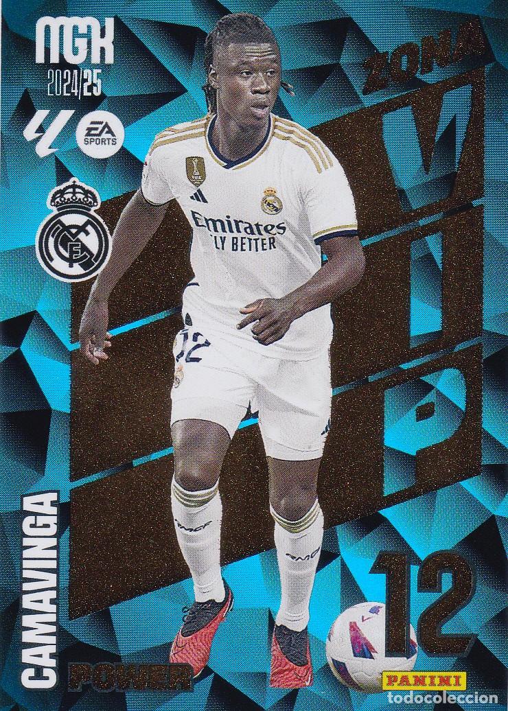 Cromos de f&uacute;tbol: MGK 2024-25 * CAMAVINGA N&ordm; P 392 - POWER ZONA VIP * (NUEVO DE SOBRE) (A-3)