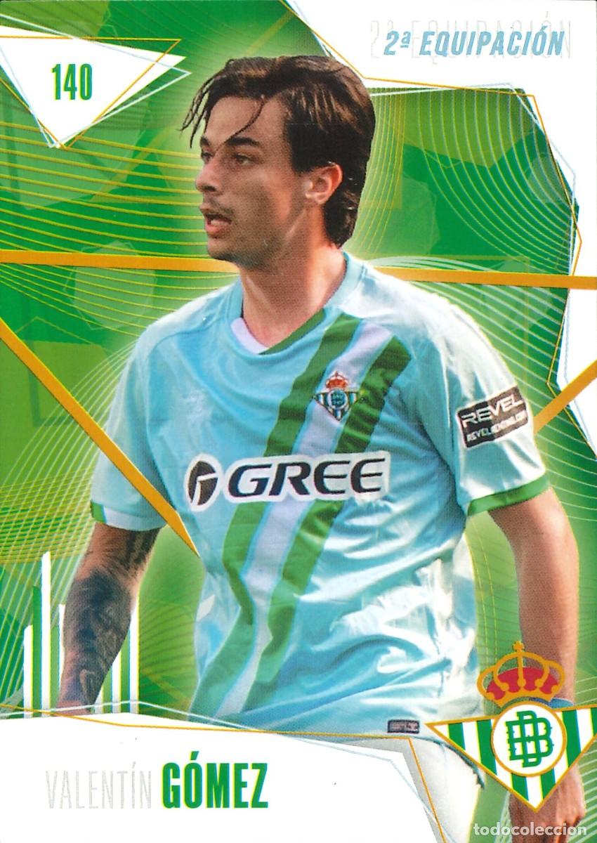Cromos de f&uacute;tbol: FUTBOL - BETIS CARDS - 2025-2026 - 25-26 - REAL BETIS - 140 - VALENTIN GOMEZ - 2&ordf; EQUIPACION