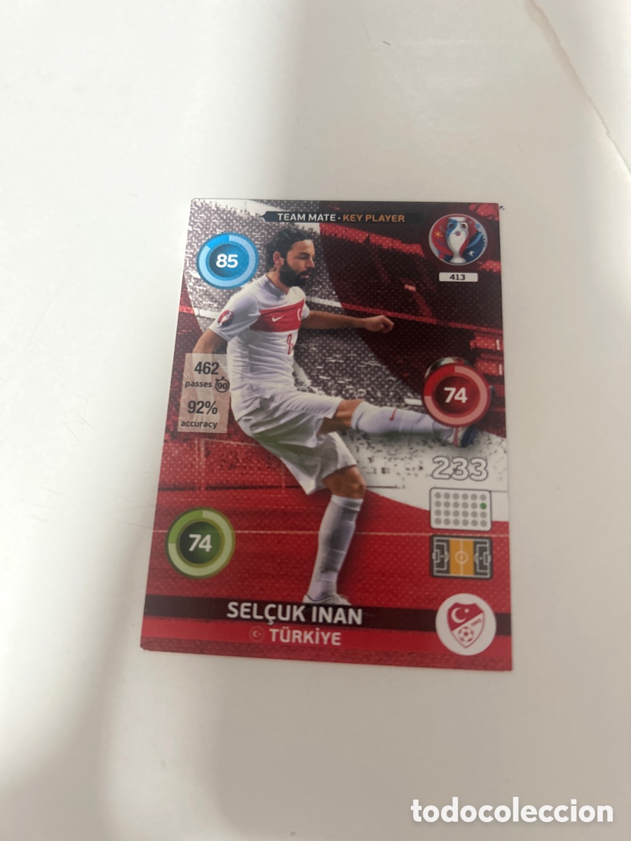 Cromos de f&uacute;tbol: Sel&ccedil;uk Inan EURO2016 (413)