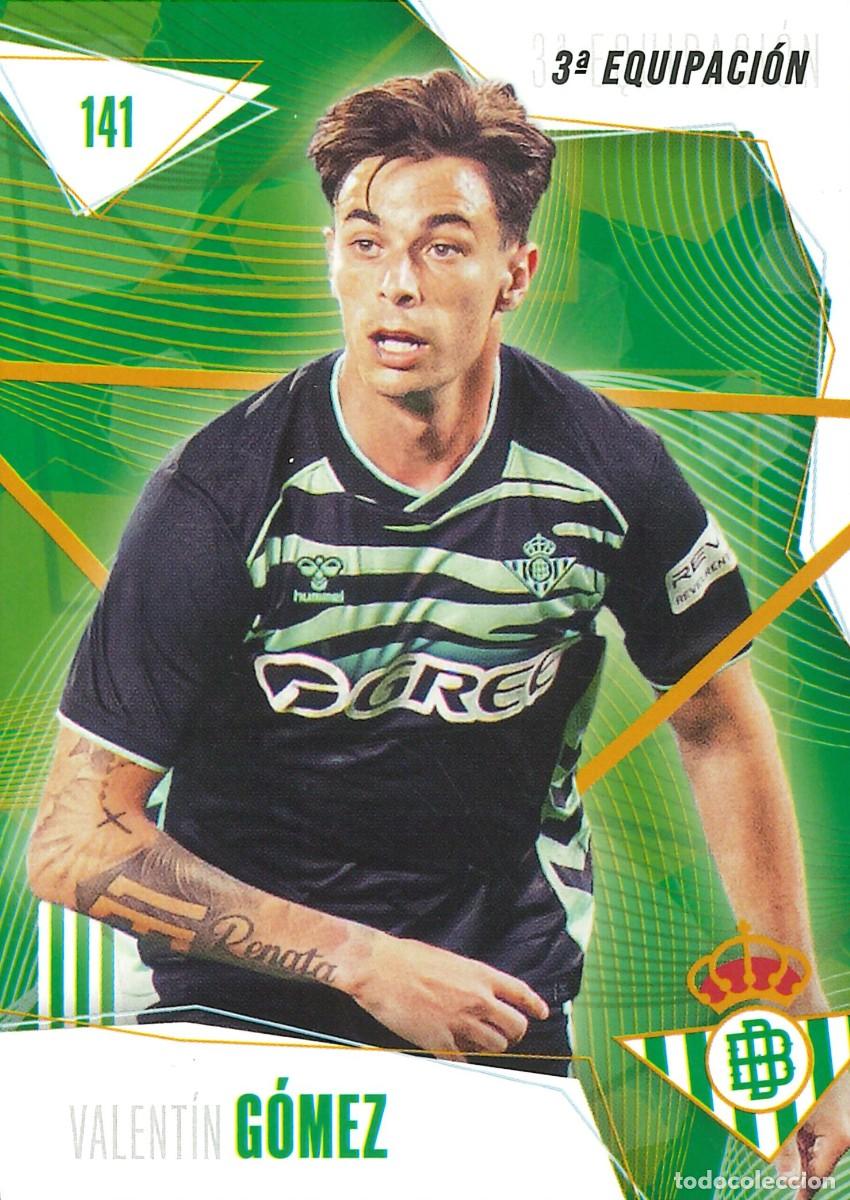 Cromos de f&uacute;tbol: FUTBOL - BETIS CARDS - 2025-2026 - 25-26 - REAL BETIS - 141 - VALENTIN GOMEZ - 3&ordf; EQUIPACION