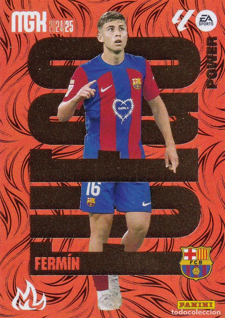 Cromos de f&uacute;tbol: MGK 2024-25 * FERM&Iacute;N N&ordm; P 379- POWER FUEGO* (NUEVO DE SOBRE) (A-3)
