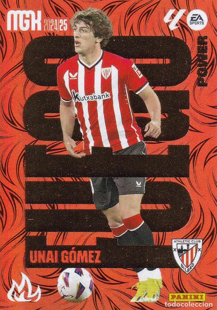Cromos de f&uacute;tbol: MGK 2024-25 * UNAI G&Oacute;MEZ N&ordm; P 387- POWER FUEGO* (NUEVO DE SOBRE) (A-3)