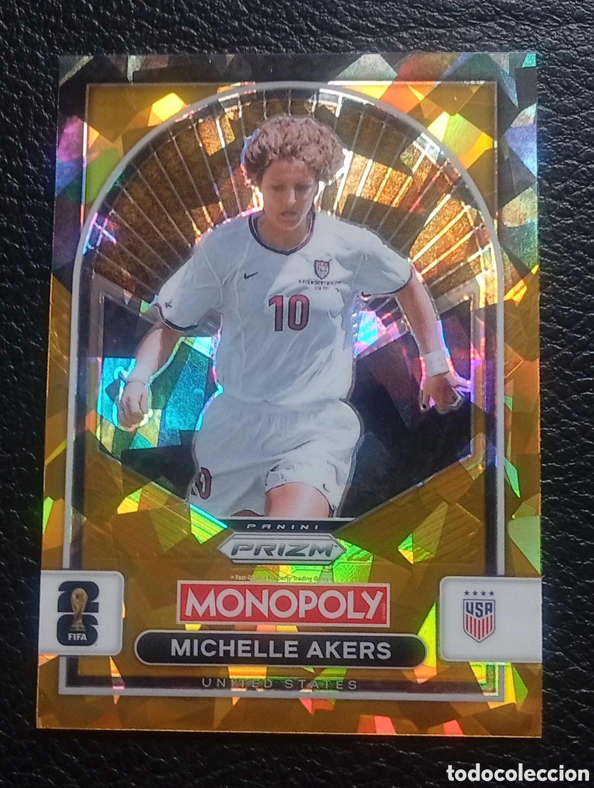 Cromos de f&uacute;tbol: 90 prizm paralela cracked MICHELLE AKERS USA EEUU MONOPOLY FIFA 2026 WORLD CUP MUNDIAL ADRENALYN