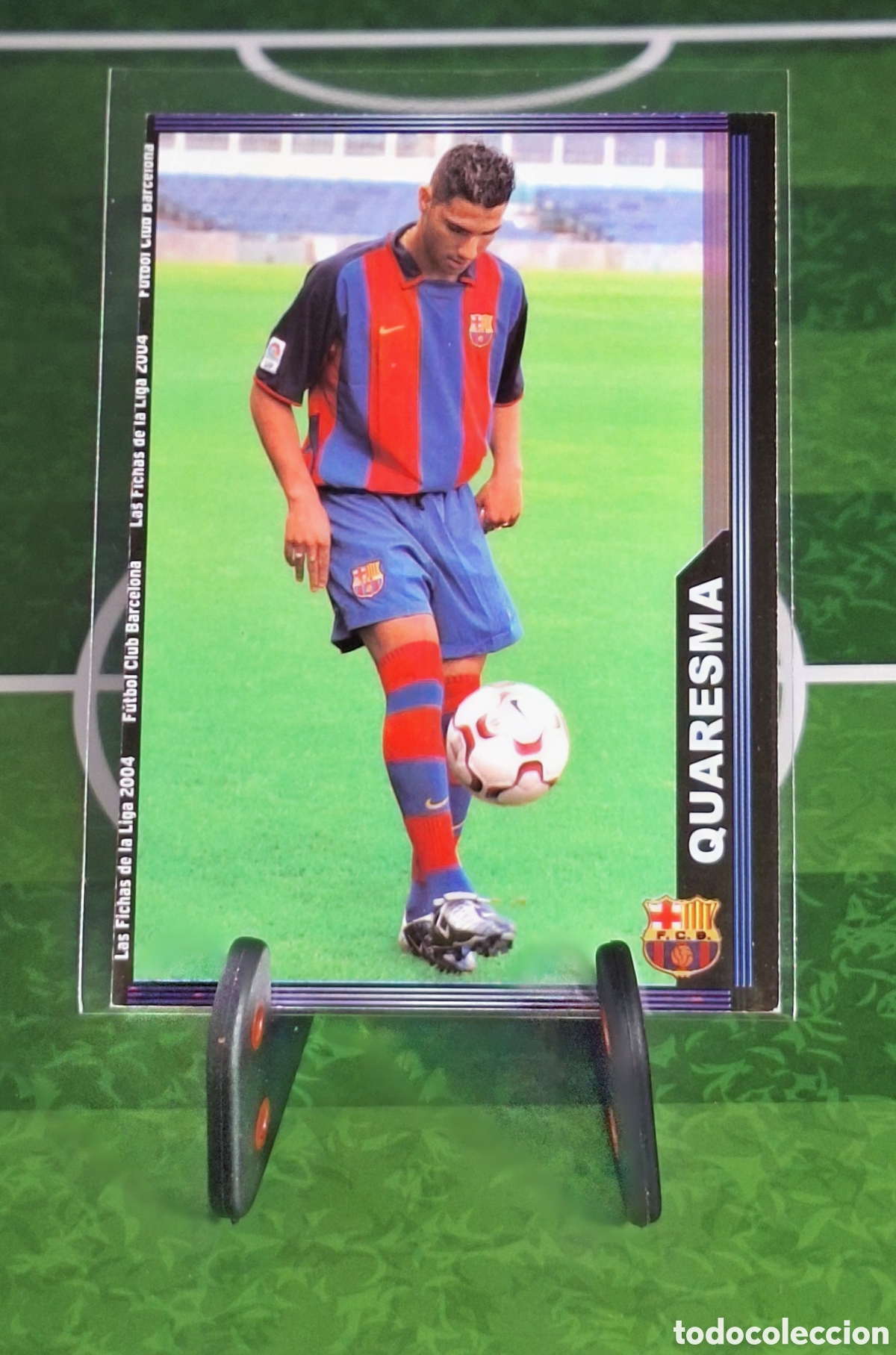 Figurine di Calcio: QUARESMA 155 FICHAS DE LA LIGA 2004 MUNDICROMO