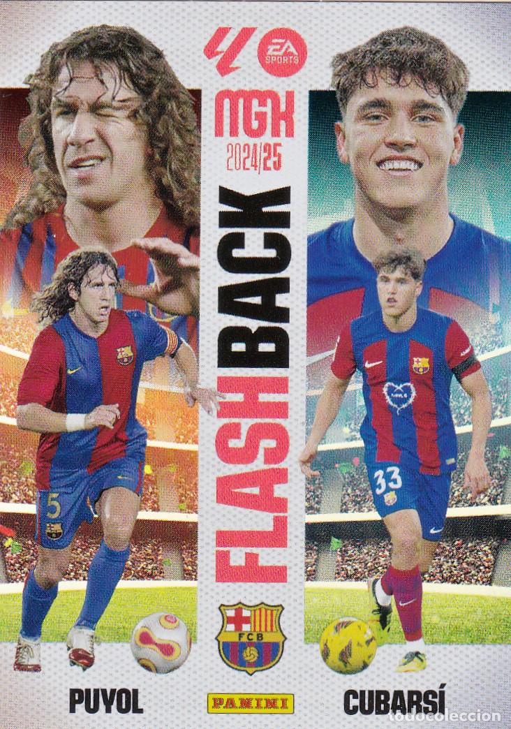 Cromos de f&uacute;tbol: MGK 2024-25 * PUYOL Y CUBARS&Iacute; N&ordm; 430 - FLASH BACK * (NUEVO DE SOBRE) (A-3)