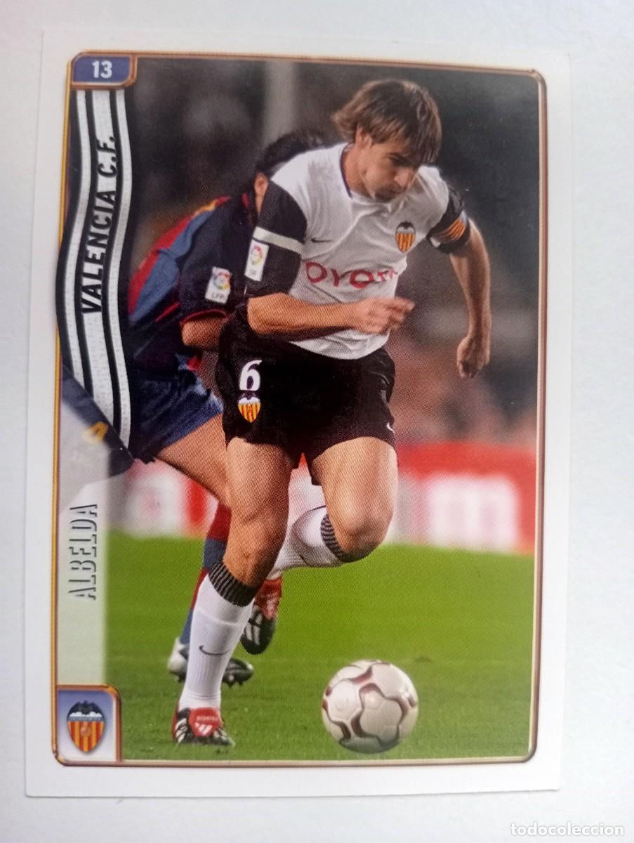 Figurine di Calcio: CROMO FUTBOL VALENCIA C.F. MUNDI CROMO 2004-2005: ALBELDA