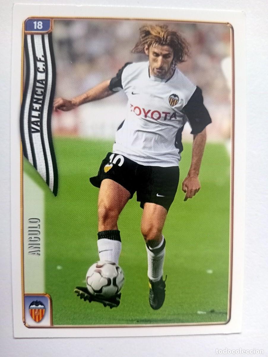 Figurine di Calcio: CROMO FUTBOL VALENCIA C.F. MUNDI CROMO 2004-2005: ANGULO