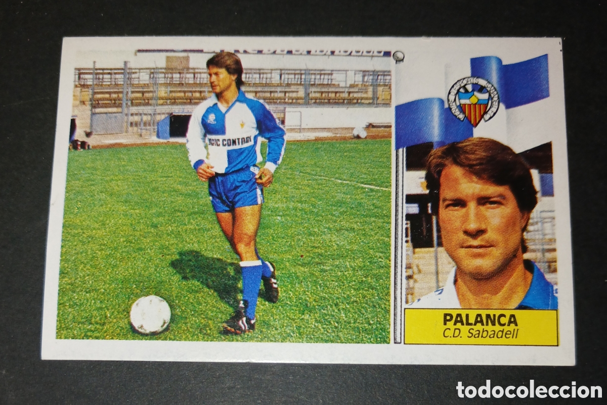 Figurine di Calcio: Cromo Palanca CD Sabadell Ediciones Este Liga 1986 1987 86 87 Nunca Pegado Sin Pegar