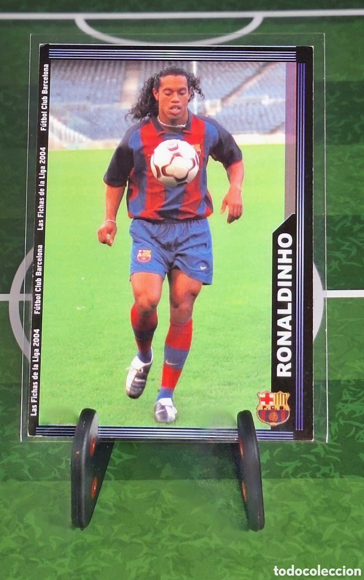 Figurine di Calcio: RONALDINHO 154 FICHAS DE LA LIGA 2004 MUNDICROMO