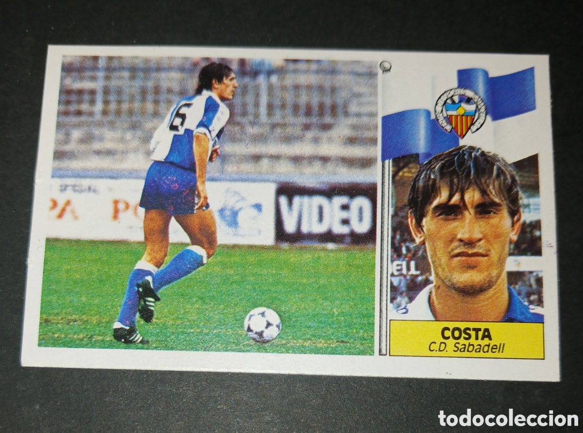 Football Stickers: Cromo Costa CD Sabadell Ediciones Este Liga 1986 1987 86 87 Nunca Pegado Sin Pegar