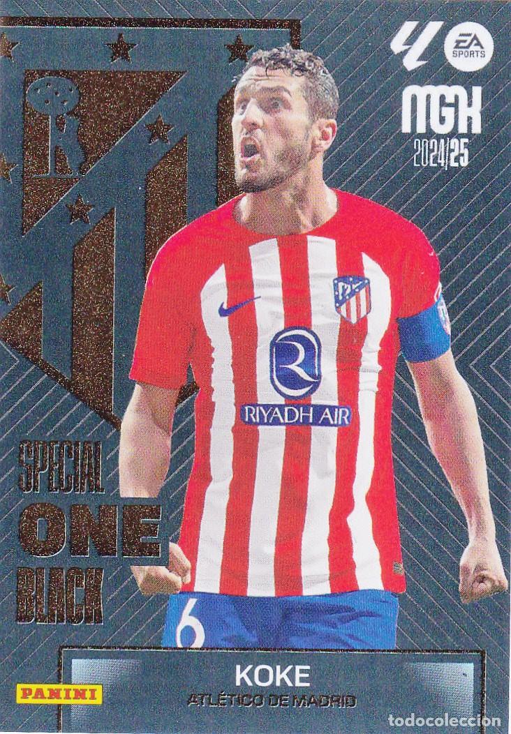 Football Stickers: MGK 2024-25 * KOKE - SPECIAL ONE BLACK * (NUEVO DE SOBRE) (A-3)