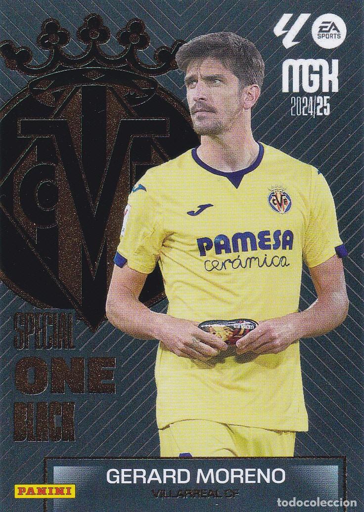 Football Stickers: MGK 2024-25 * GERARD MORENO - SPECIAL ONE BLACK * (NUEVO DE SOBRE) (A-3)