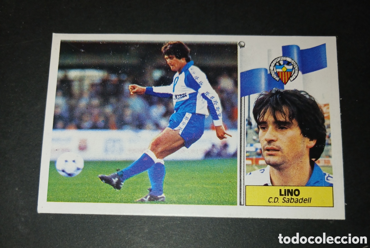 Football Stickers: Cromo Lino CD Sabadell Ediciones Este Liga 1986 1987 86 87 Nunca Pegado Sin Pegar