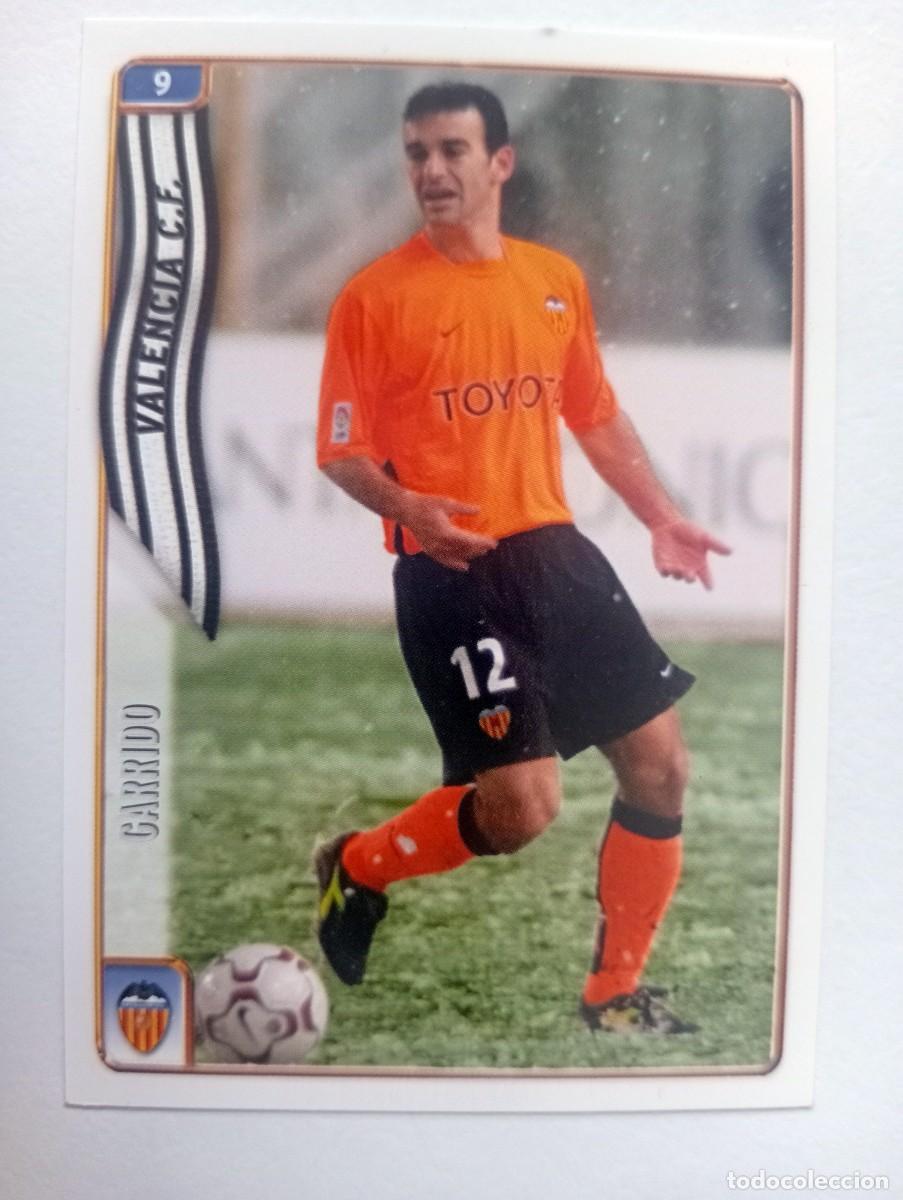 Football Stickers: CROMO FUTBOL VALENCIA C.F. MUNDI CROMO 2004-2005: GARRIDO