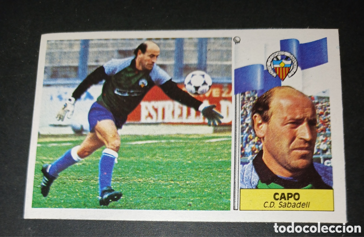 Cartes &agrave; collectionner de Football: Cromo Capo CD Sabadell Ediciones Este Liga 1986 1987 86 87 Nunca Pegado Sin Pegar