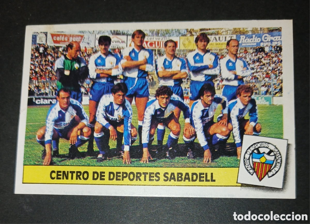 Cartes &agrave; collectionner de Football: Cromo Alineacion Deportes Sabadell Ediciones Este Liga 1986 1987 86 87 Nunca Pegado Sin Pegar