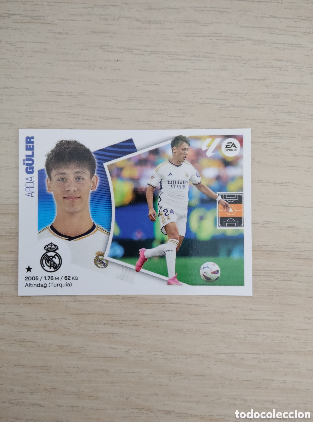 Cartes &agrave; collectionner de Football: 13 A ARDA G&Uuml;LER REAL MADRID LIGA ESTE 2024 2025