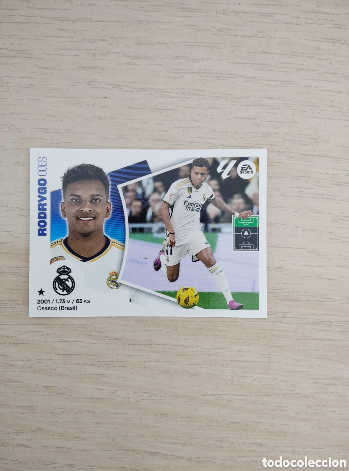 Cartes &agrave; collectionner de Football: 20 RODRYGO REAL MADRID LIGA ESTE 2024 2025