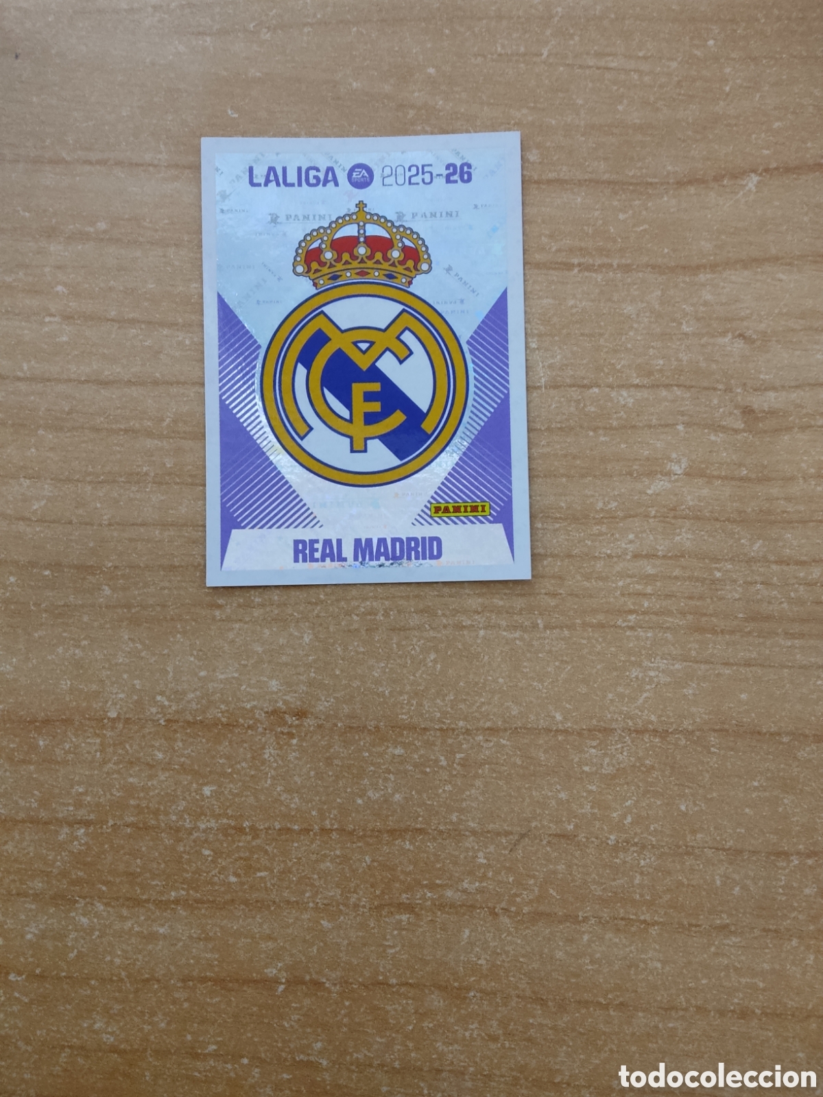Cartes &agrave; collectionner de Football: 1 ESCUDO REAL MADRID LIGA ESTE 2025 2026