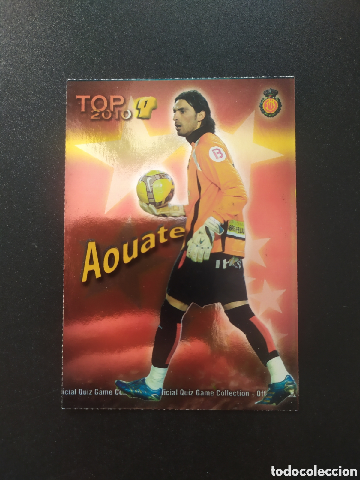 Cromos de f&uacute;tbol: Mundicromo fichas Liga 2009 2010 09 10 Aouate top brillo rojo n&deg; 546 Mallorca