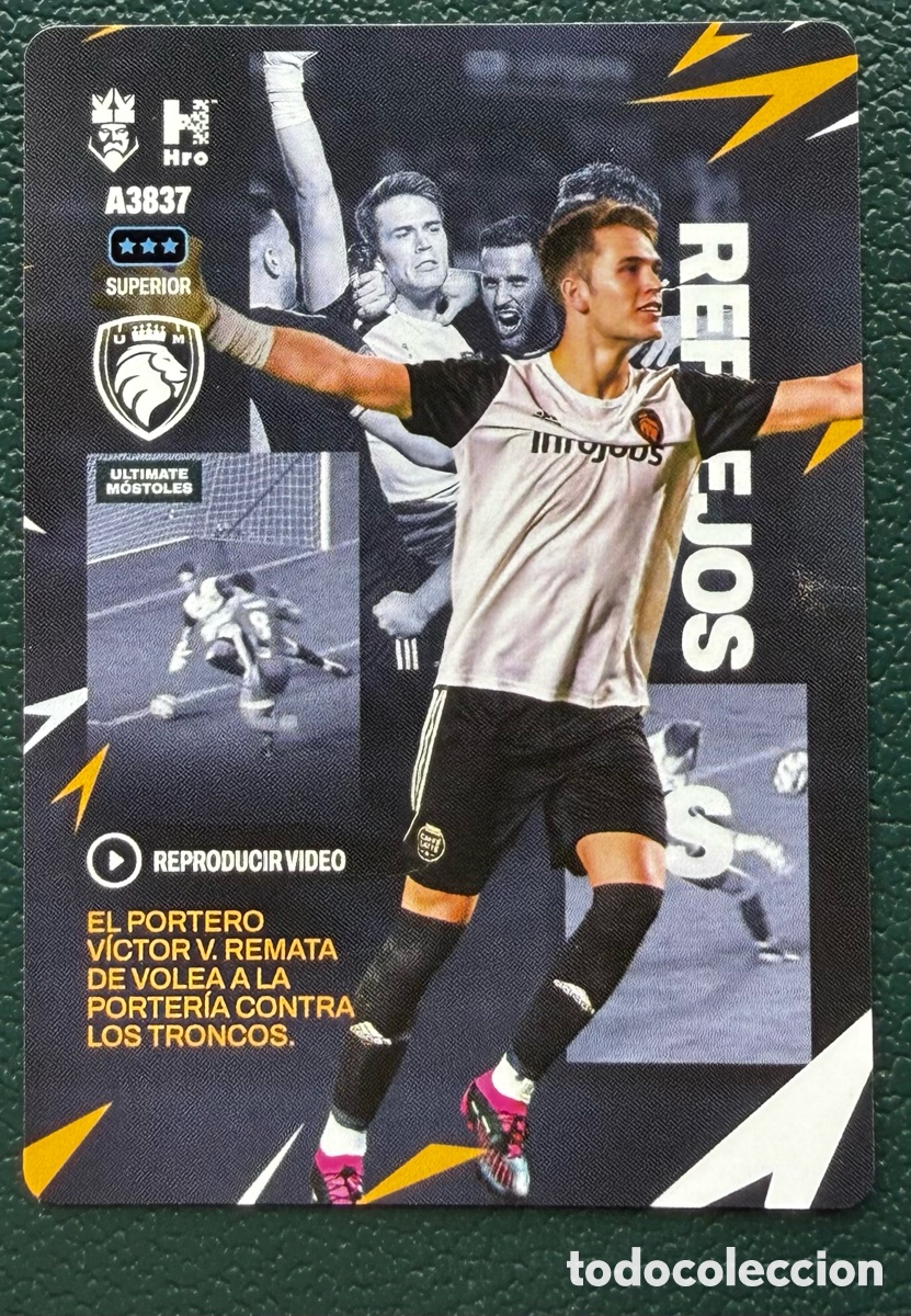 Figurine di Calcio: A3837 VICTOR VIDAL ULTIMATE MOSTOLES MEJORES MOMENTOS FICHAS ALBUM KINGS LEAGUE INFOJOBS 2024 KOLEX