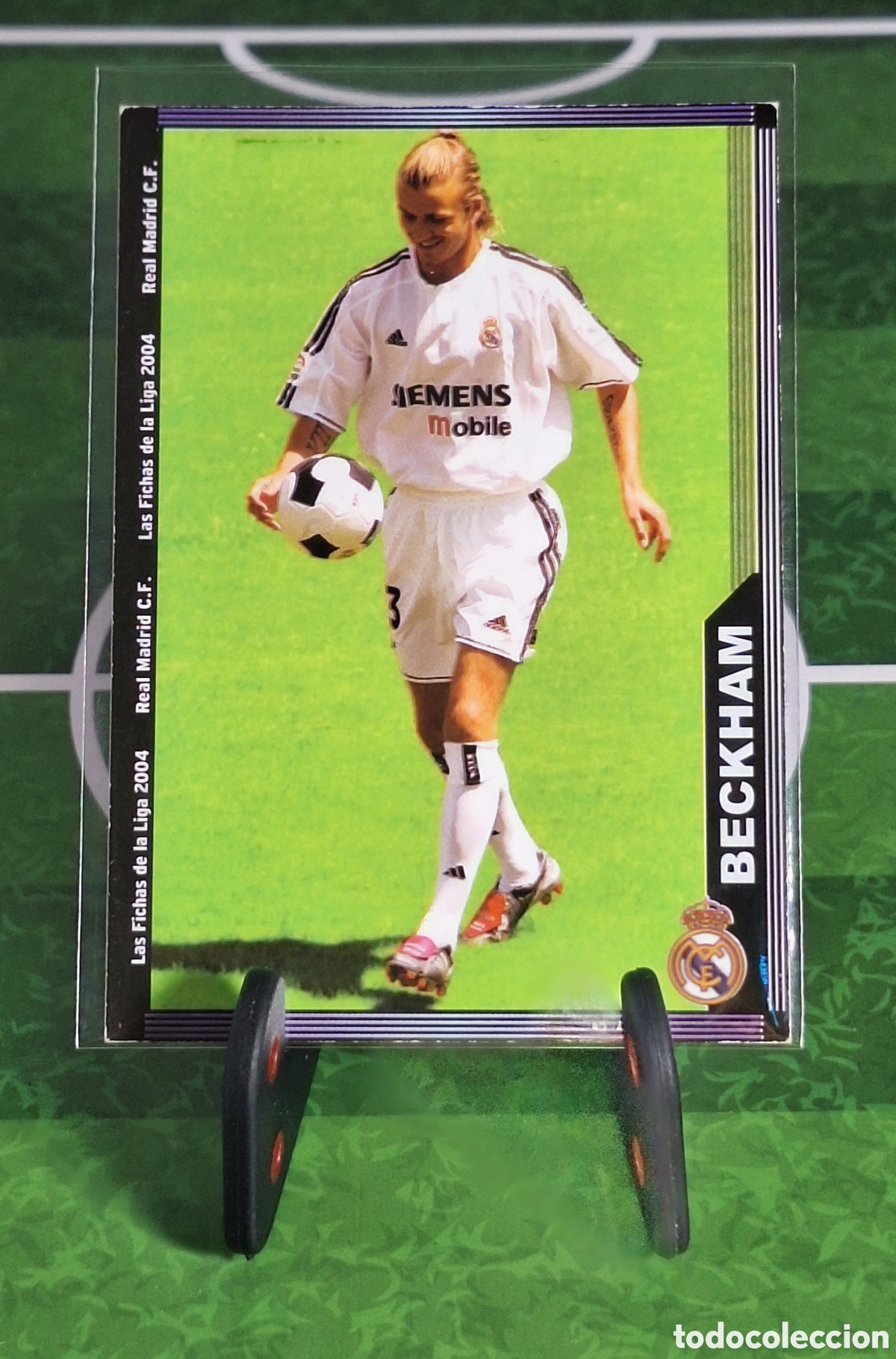 Cromos de Futebol: BECKHAM 19 FICHAS DE LA LIGA 2004 MUNDICROMO