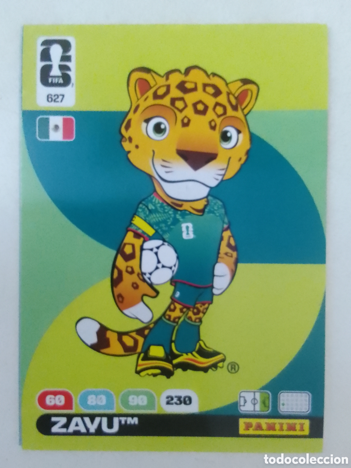 Cromos de f&uacute;tbol: Adrenalyn XL FIFA WORLD CUP 2026 n&deg; 627 ZAYU mascota M&eacute;xico.