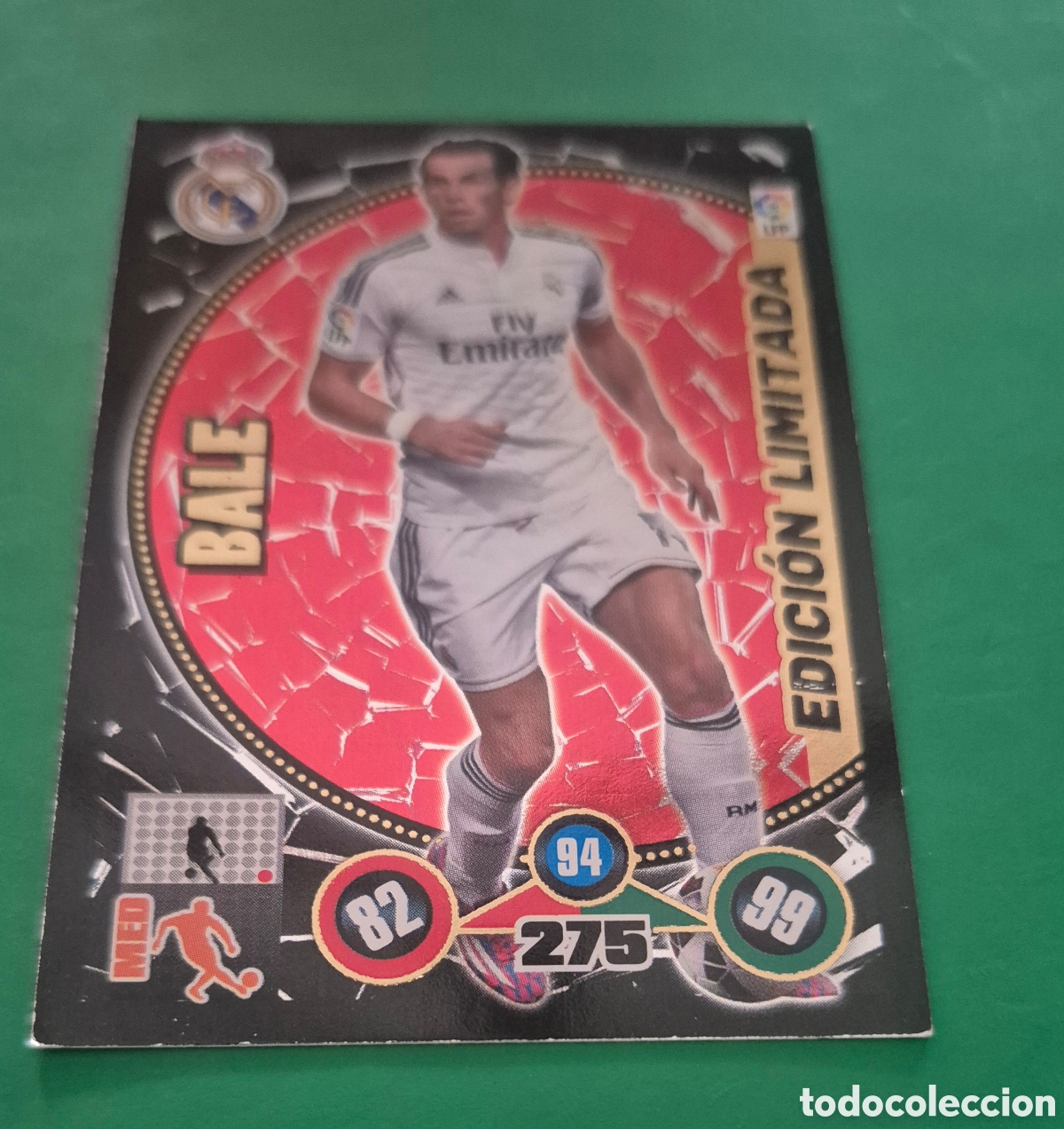 Cromos de f&uacute;tbol: ADRENALYN XL 2014 2015 PANINI GARETH BALE (REAL MADRID) EDICION LIMITADA - CROMO LIGA 14 15