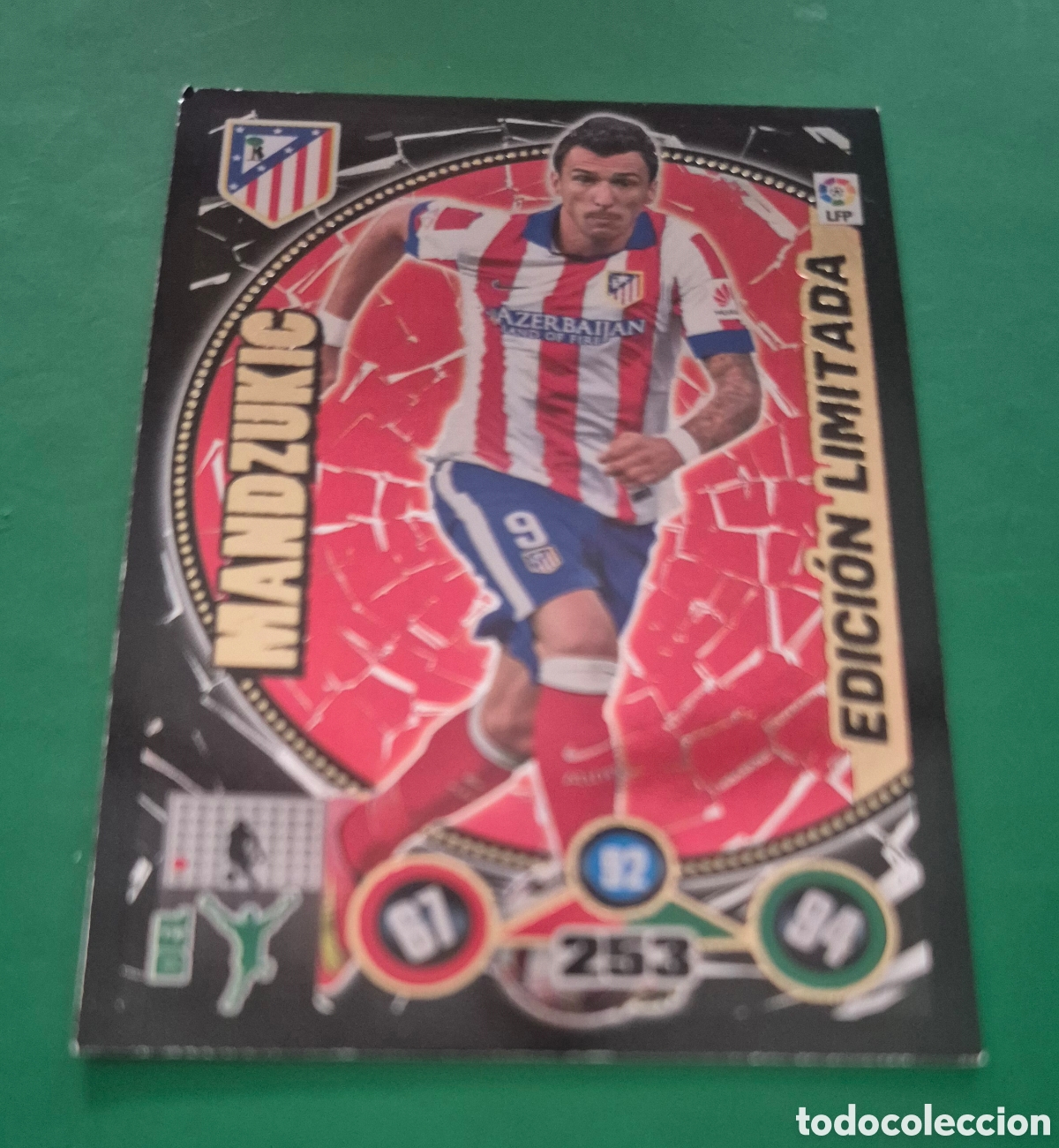 Cromos de f&uacute;tbol: MANDZUKIC EDICION LIMITADA ATLETICO DE MADRID ADRENALYN XL 2014 2015 / 14 15 PANINI