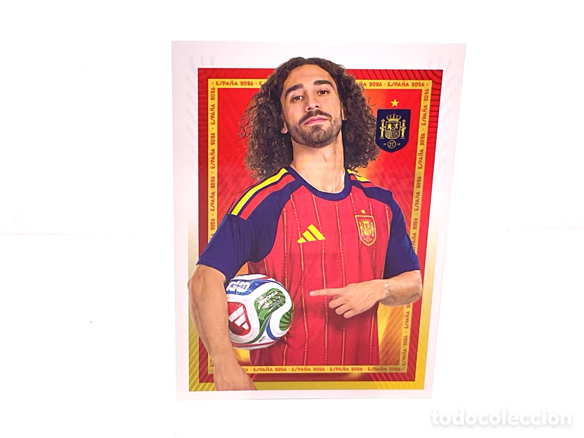 Cromos de f&uacute;tbol: N&ordm; 27 . MARC CUCURELLA . COLECCI&Oacute;N CARREFOUR MUNDIAL 2026. PANINI.