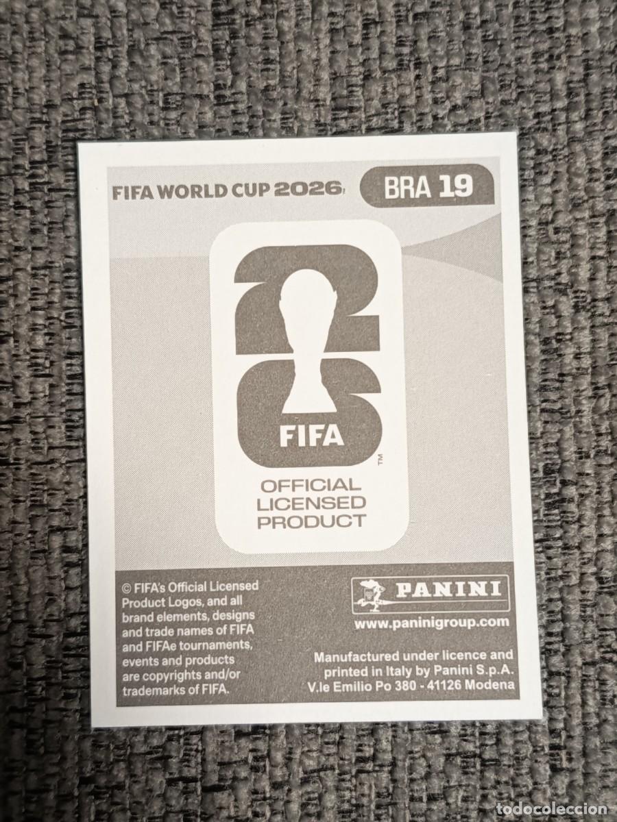 Cromos de f&uacute;tbol: RAPHINHA BRA 19 STICKER MUNDIAL 2026 PANINI FIFA WORLD CUP NUEVO