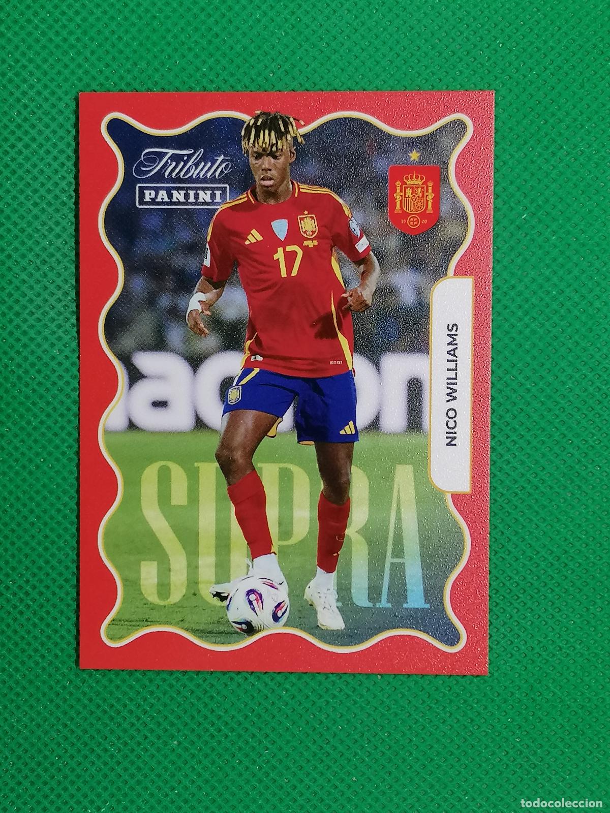 Fu&szlig;ball-Sticker: 81 NICO WILLIAMS SUPRA ⚽PANINI TRIBUTO SELECCION ESPA&Ntilde;OLA ESPA&Ntilde;A CARD 26 2026⚽