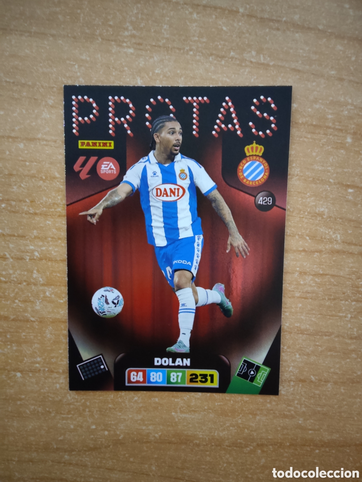 Fu&szlig;ball-Sticker: 429 PROTAS DOLAN ESPANYOL ADRENALYN XL LIGA 2025 2026