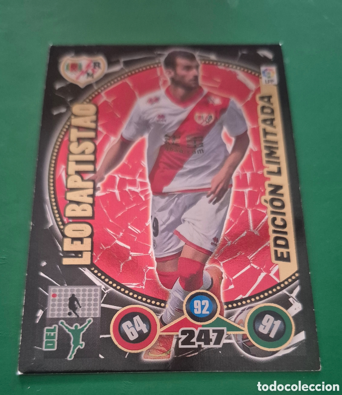 Fu&szlig;ball-Sticker: LEO BAPTISTAO RAYO VALLECANO EDICION LIMITADA ADRENALYN XL LA LIGA BBVA 2014 2015 14 15 PANINI