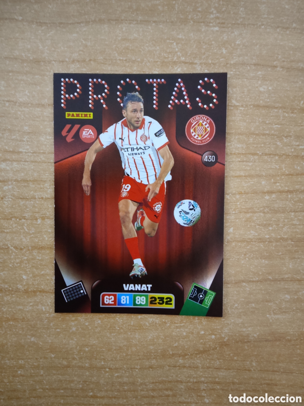 Cromos de Futebol: 430 PROTAS VANAT GIRONA ADRENALYN XL LIGA 2025 2026
