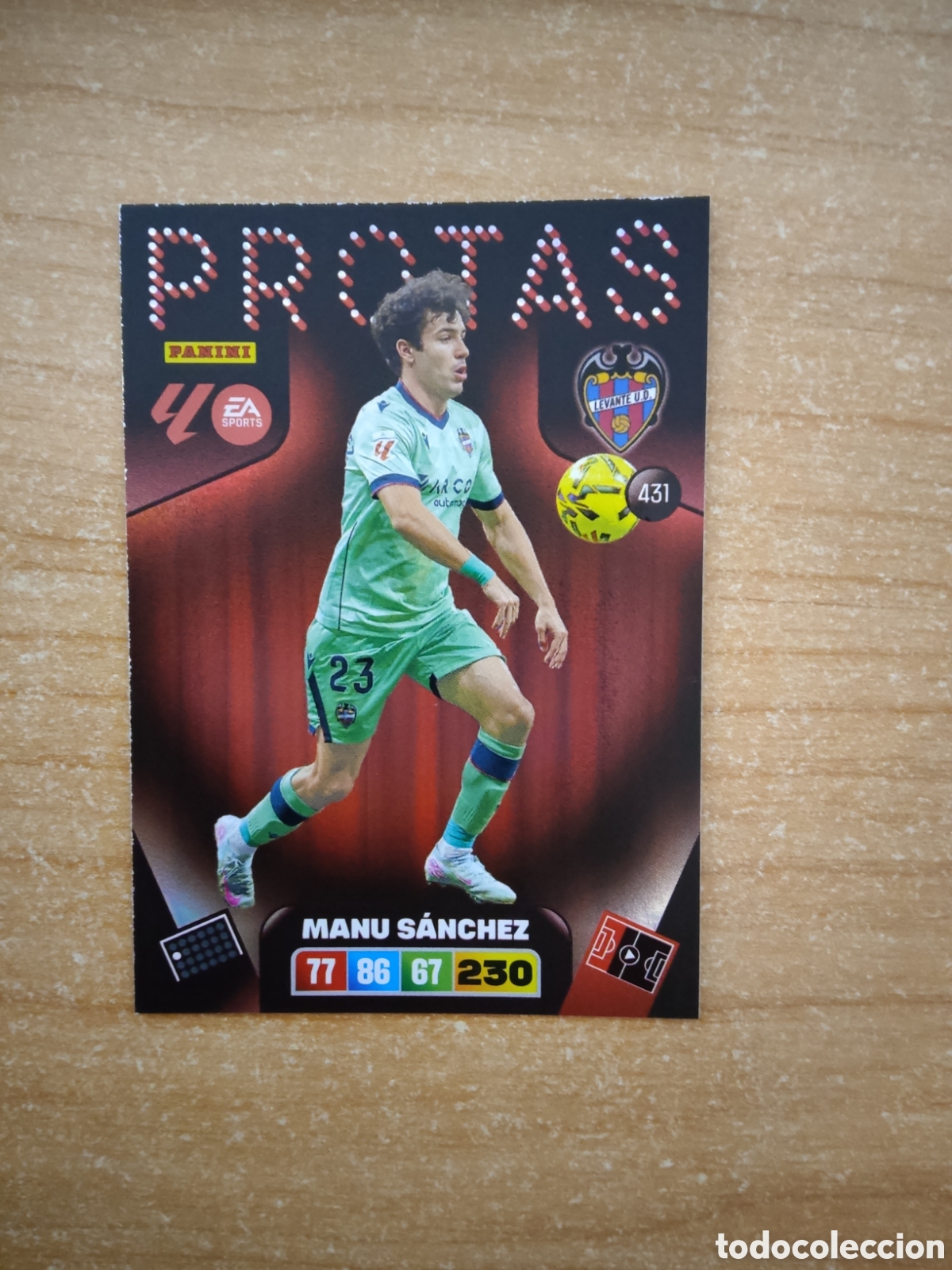Cromos de Futebol: 421 PROTAS MANU SANCHEZ LEVANTE ADRENALYN XL LIGA 2025 2026