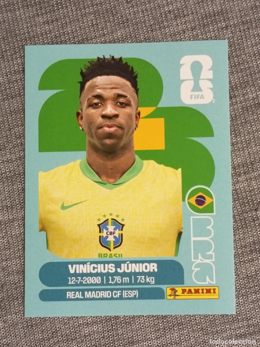Cromos de f&uacute;tbol: VINICIUS BRA 14 STICKER MUNDIAL 2026 PANINI FIFA WORLD CUP NUEVO
