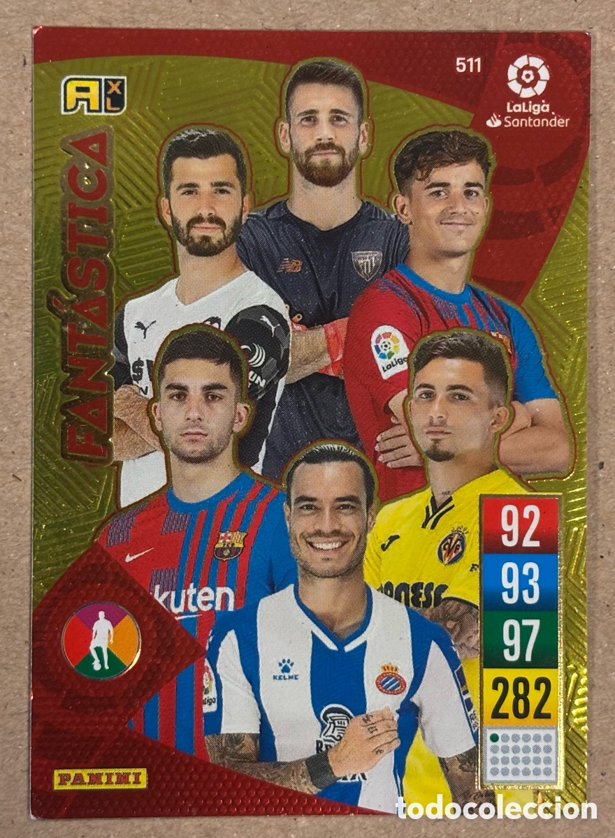 Cromos de f&uacute;tbol: FANT&Aacute;STICA. CARTA PANINI ADRENALYN XL LA LIGA 2021-22. GAVI, FERRAN TORRES, UNAI SIM&Oacute;N,&hellip;