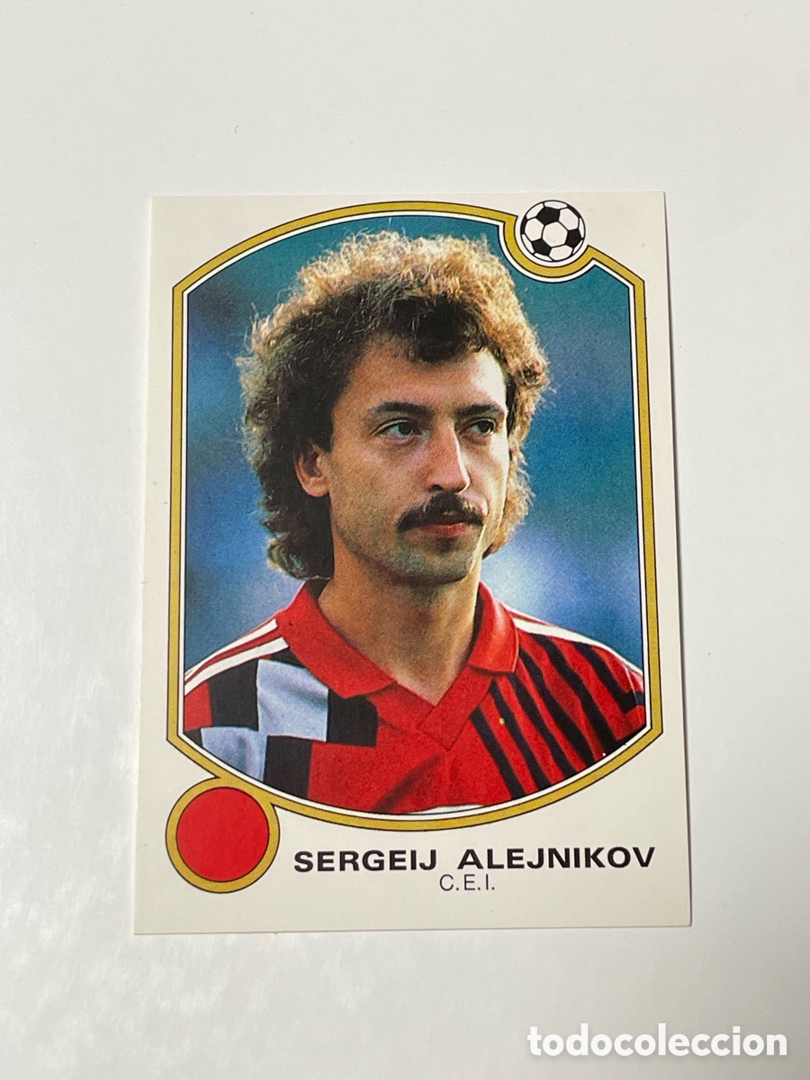 Cromos de f&uacute;tbol: Sergeij Alejnikov Rusia Panini 92/93 #184