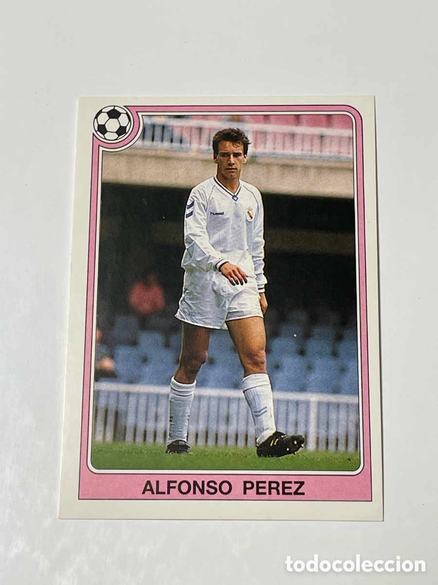 Cromos de f&uacute;tbol: Alfonso Real Madrid Panini 92/93 #158