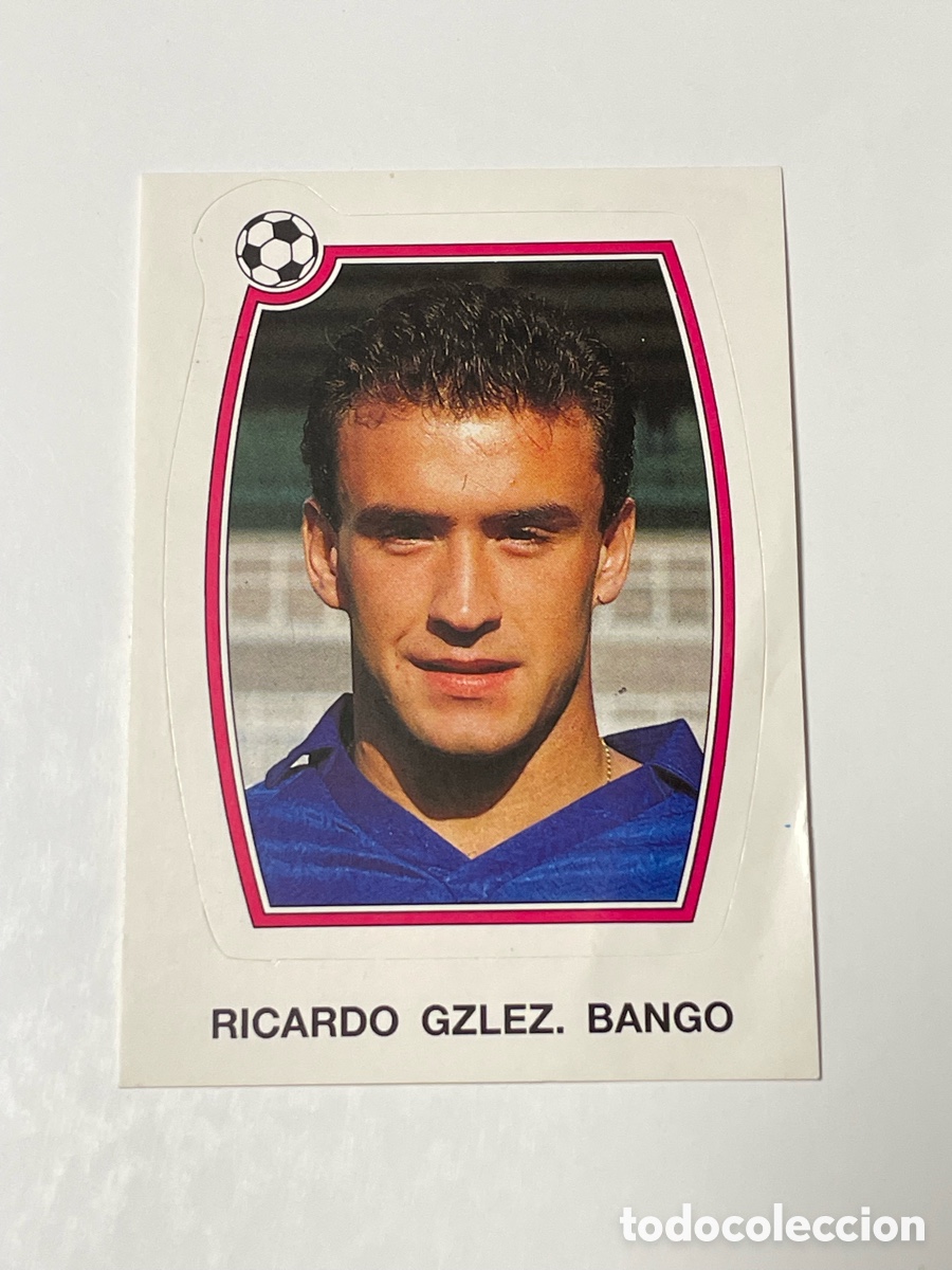 Cromos de f&uacute;tbol: Ricardo Bango Oviedo Panini 92/93 #109