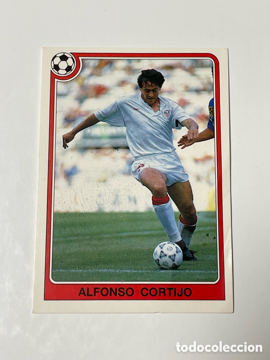 Cromos de f&uacute;tbol: Alfonso Cortijo Sevilla Panini 92/93 #60