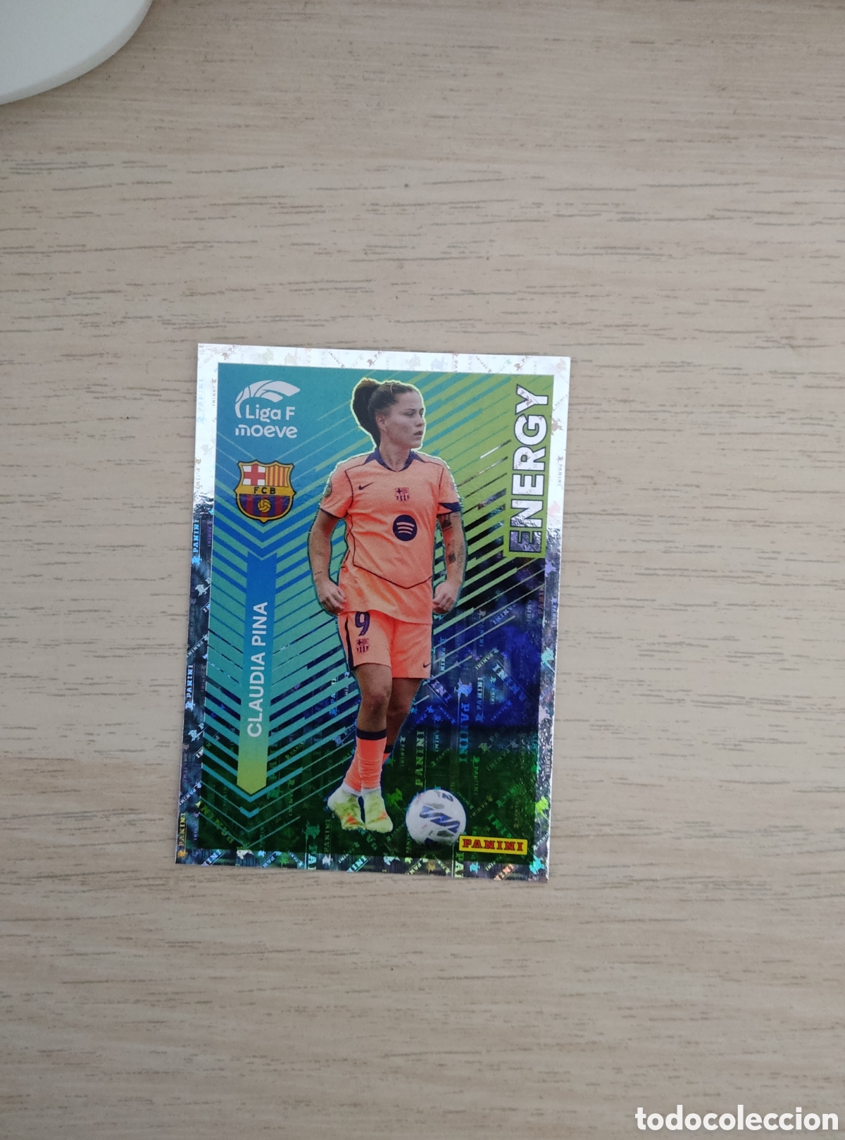 Cromos de f&uacute;tbol: 336 CLAUDIA PINA ENERGY BARCELONA LIGA F 2025 2026