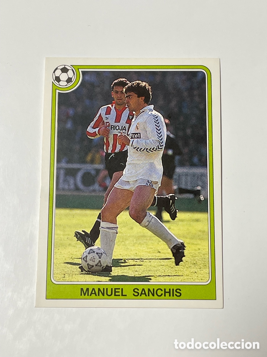Cartes &agrave; collectionner de Football: Manolo Sanch&iacute;s Real Madrid Panini 92/93 #78