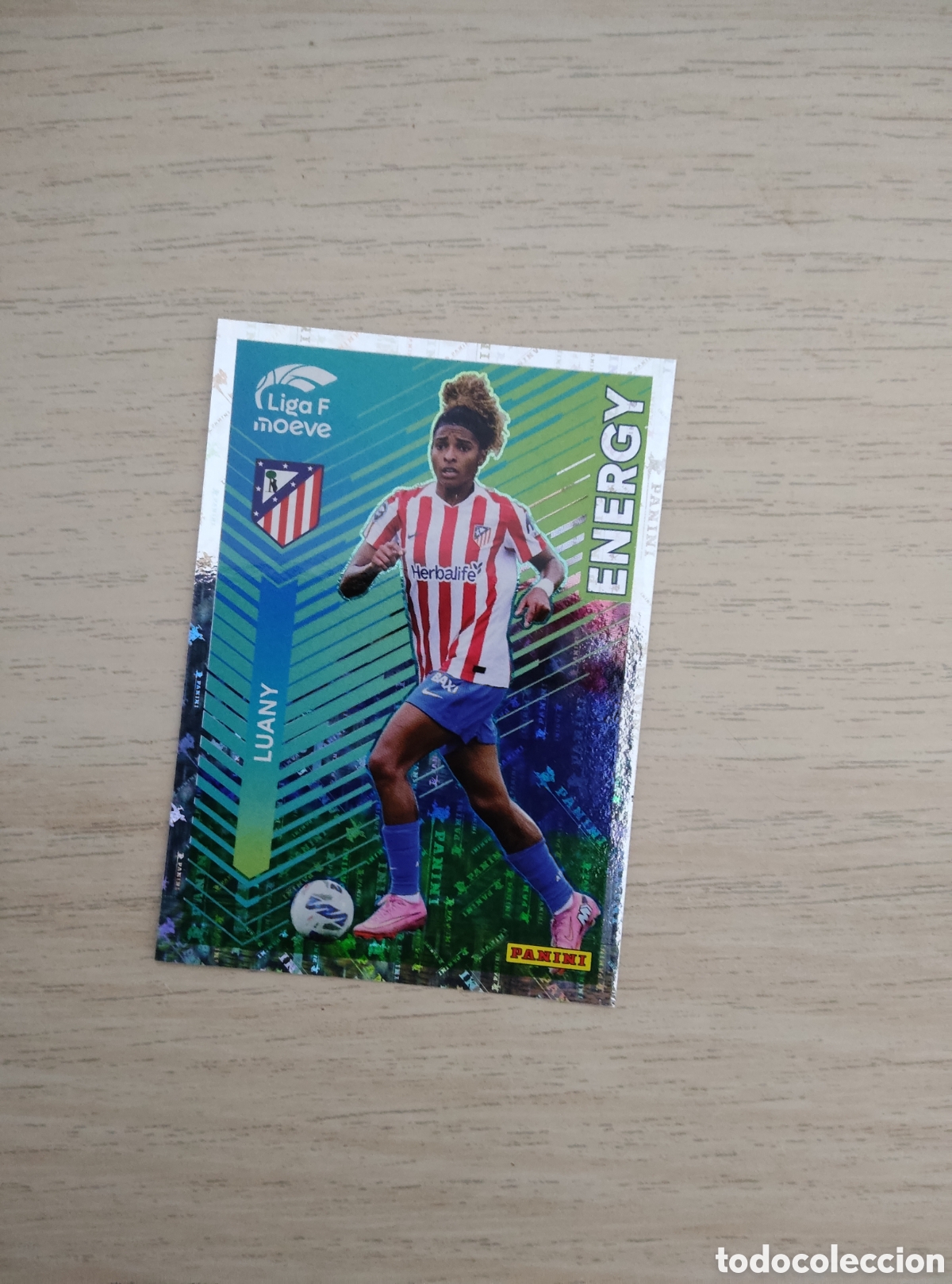 Cartes &agrave; collectionner de Football: 345 LUANY ENERGY ATL&Eacute;TICO DE MADRID LIGA F 2025 2026