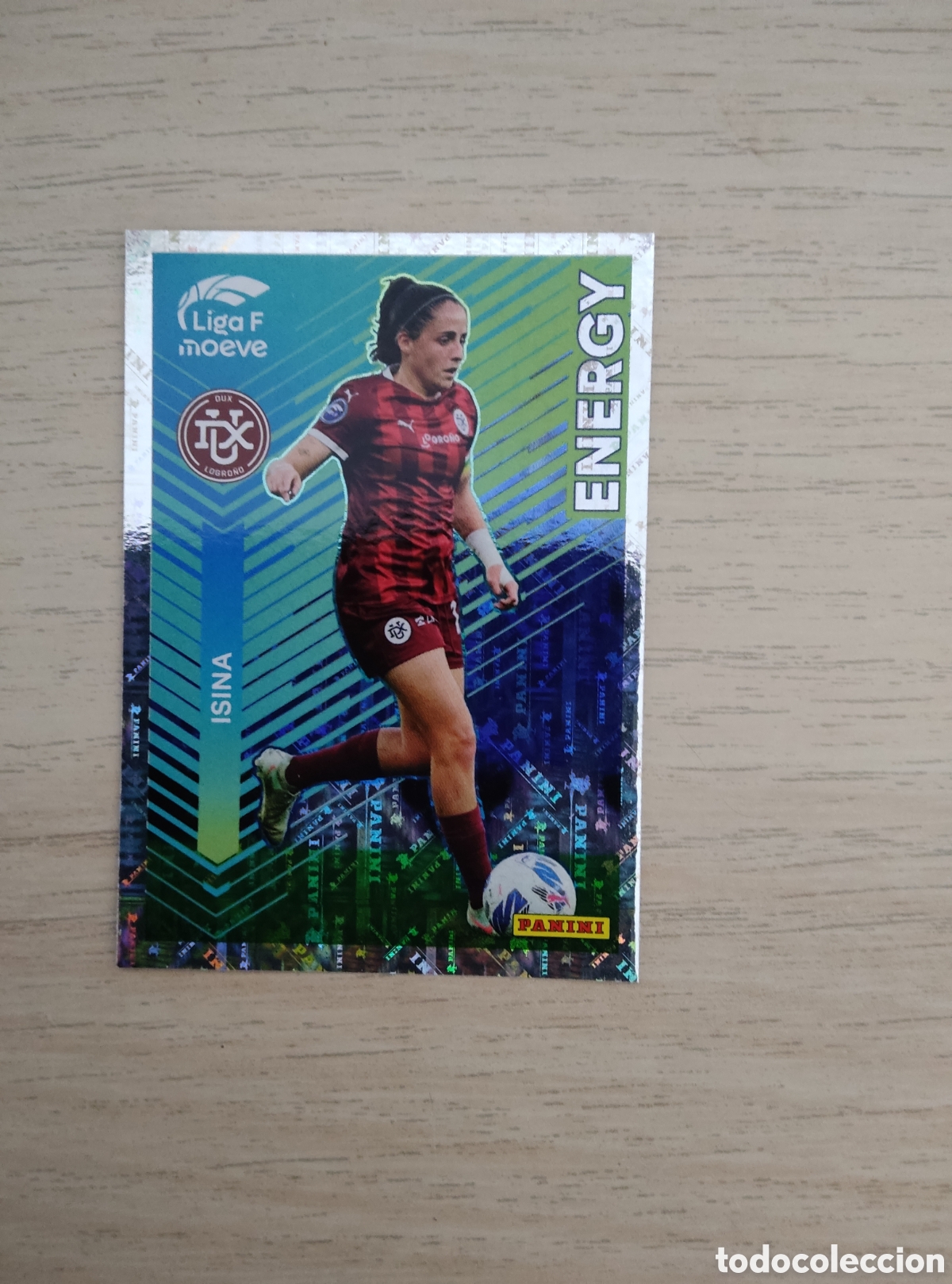 Cartes &agrave; collectionner de Football: 342 ISINA ENERGY DUX LOGRO&Ntilde;O LIGA F 2025 2026