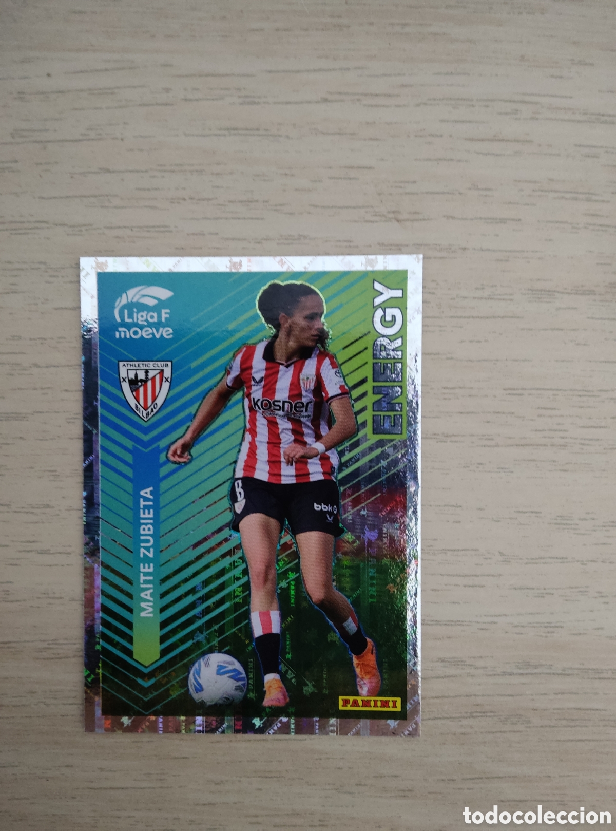 Cartes &agrave; collectionner de Football: 347 MAITE ZUBIETA ATHLETIC CLUB ENERGY LIGA F 2025 2026