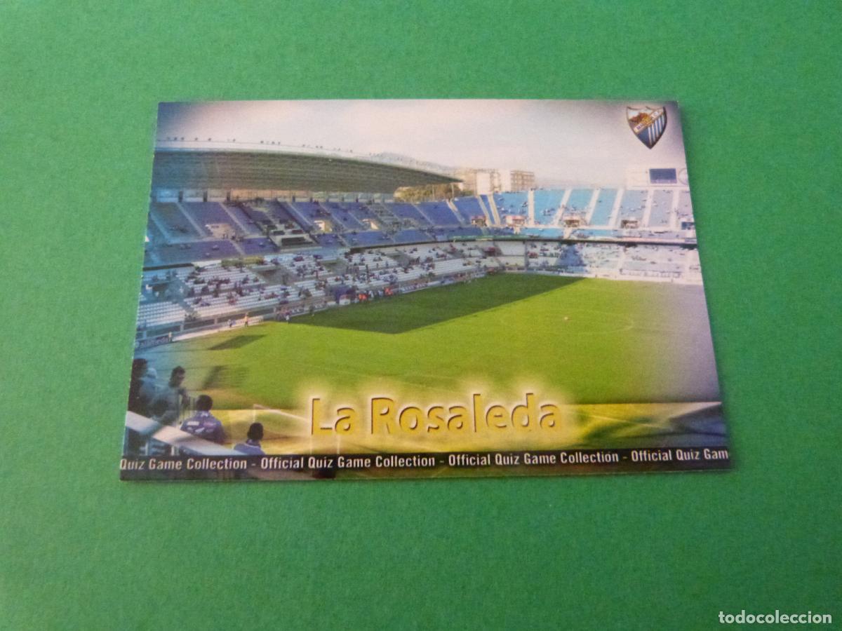 Cromos de f&uacute;tbol: TRADING CARD FUTBOL ESTADIO MALAGA C.F. N&ordm; 191 FICHAS LIGA MUNDICROMO 2009-2010/09-10